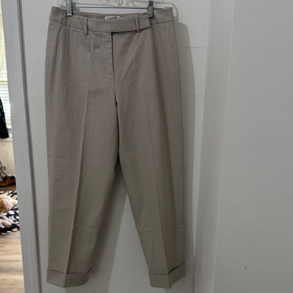 Talbots Women’s Classic Tan Pants Size 10 NWT